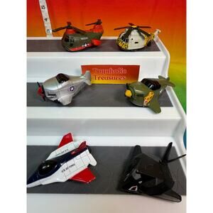 Military Aircraft Metal Planes Pullback and Go